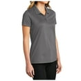thumbnail image 4 of Yellow Rooster Womens Short Sleeve Eclipse Stretch Polo Shirt Shadow Grey 3XL, 4 of 7