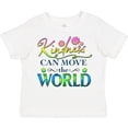 thumbnail image 3 of Inktastic Kindness Can Move the World- with flowers Boys or Girls Toddler T-Shirt, 3 of 5