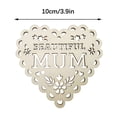 thumbnail image 3 of Xihbxyly Colgantes de Madera con Mensaje "Amor", Un Regalo Especial para Mamá, Impresión Por Sublimación de Alta Calidad, Decoración Versátil para Árbol, Ventana o Puerta, Perfectos para El Día de La, 3 of 6