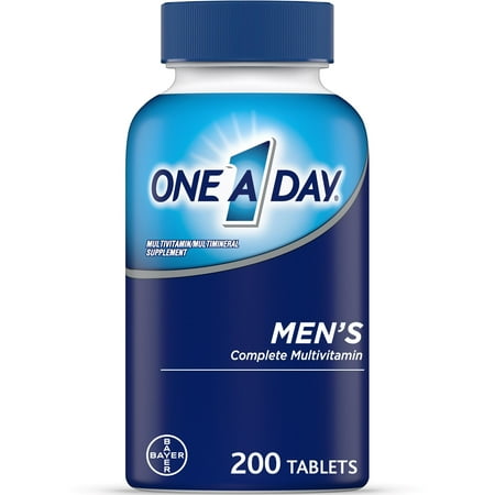 One A Day Men's Multivitamin Tablets, Multivitamins for Men, 200 Count