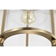 thumbnail image 5 of Nuvo Lighting Yorktown 1 Light Pendant Burnished Brass Finish Clear Glass - Burnished Brass, 5 of 17
