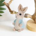 thumbnail image 4 of Fine Detail Rabbit Ornament Easter Bunny Ornament Cartoon Rabbit Statue for Happy Easter Home Party Decoration Handmade Resin Figure Eco-friendly Fun, 4 of 8