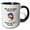 Black/White, variant on 3drose, Funny Cute Tuna Fish Playing Guitar Singing Off-key Cant Tuna Fish Pun, 11oz Two-tone Yellow Mug