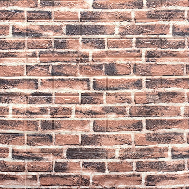 Autocollants Muraux 3D en Mousse PE Gris 70x77cm Autocollants Muraux