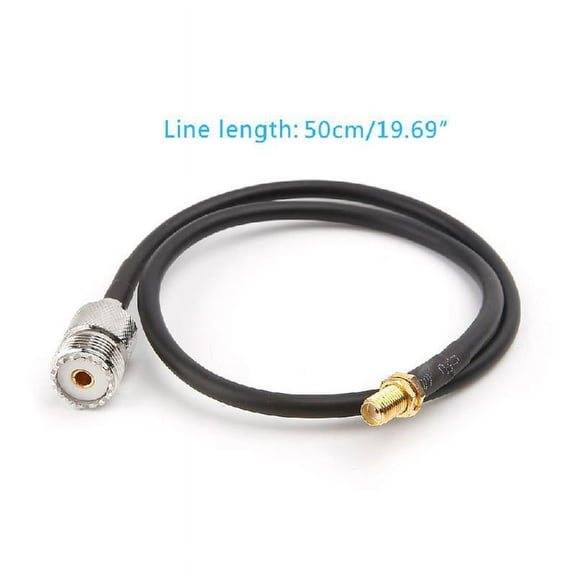 SMA Female To UHF SO239 PL259 Female RG58 Pigtail Cable RF Coaxial Assembly Cabl