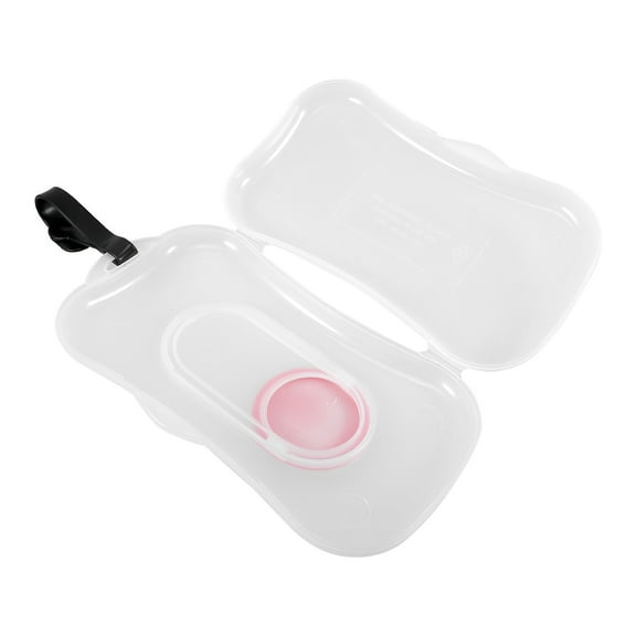 Baby Wipes Travel Box with Plastic Dispenser, Bathroom Holder Container for Tissue Cases, Portable and Convenient