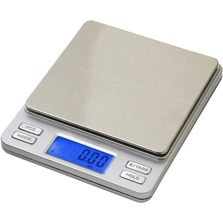 Buy Smart WeighDigital Pro Pocket Scale 500g x 0.01 grams,Jewelry Scale,  Coffee Scale, Food Scale with Tare, Hold and PCS function, 2 Lids Included,  Back-Lit LCD Display Online at desertcartINDIA