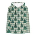 thumbnail image 5 of Zynoxe Women's Ugly Christmas Sweatshirt Drawstring Pullover Hoodies for Women Warm Fleece Long Sleeve Sweatshirt Fashionable Printed Sweatshirts with Kangaroo Pocket S, 5 of 6