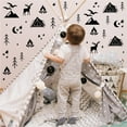 thumbnail image 4 of 115 Pcs Forest Theme Camping Decals Black Removable Wall Stickers Vinyl Peel and Stick Bedroom Living Room Kids Room Playroom Wall Decor, 4 of 6