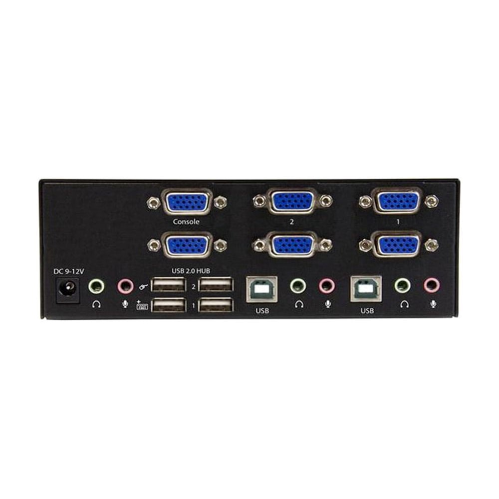 Startech SV231DVGAU2A 2-port KVM Switch with Dual VGA - USB 2.0