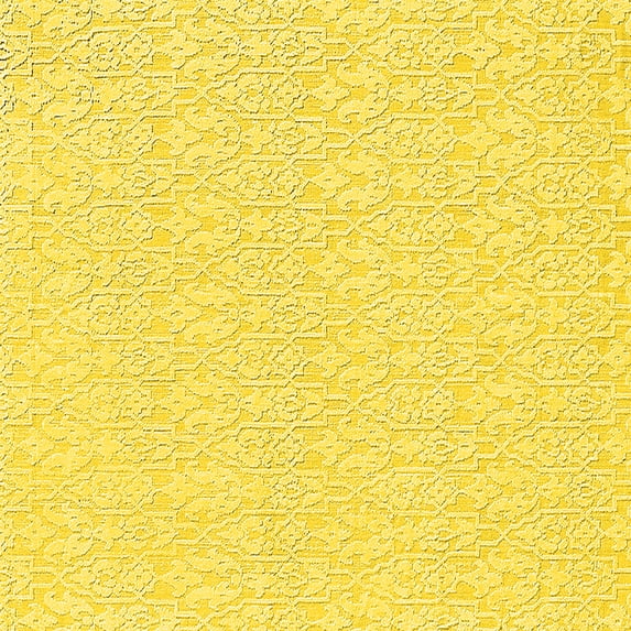 Ahgly Company Machine Washable Indoor Square Solid Yellow Modern Area Rugs, 3' Square