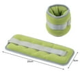 thumbnail image 6 of vnanda Flexibility Enhancing Ankle Weights 2pcs Sports Cuffs Foot/wrist Weights Fitness Weight Sandbag for Leg Arm Ankle Exercise Dance Student for Sports, 6 of 8
