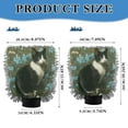 thumbnail image 3 of Qxltty Tuxedo Cat Car Wash Mitt 2pcs Scratch Free Lint-Free Antistatic Microfiber 7.09×10.24in, 3 of 8