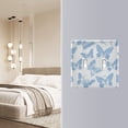 thumbnail image 4 of Yayeee Toggle Light Switch Wall Plate 2-Gang 4.56"x4.48" Decorative Outlet Cover, Blue Butterfly, 4 of 7