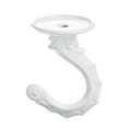 thumbnail image 6 of Uxcell Ceiling Hooks with Hardware Zinc Alloy White 34x55mm 6Pcs for Hanging Plants, 6 of 6