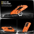 thumbnail image 4 of Asuwish Compatible with Samsung Galaxy S26 Plus S26+ 5G Phone Case Slide Camera Cover Tempered Glass Screen Protector Stand Ring Holder Rugged Slim Cell for S26plus 26S + S 26 26+ Women Men Orange, 4 of 10