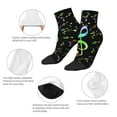 thumbnail image 5 of Naloa Music Notes Ankle Socks for Women Non Slip Socks No Show Socks Classic Low Cut Casual Socks Casual Socks, 5 of 7