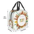 thumbnail image 2 of Naloa World Travel3 Print Lunch Box for Women Men,Insulated Lunch Bag,Lunchbox,Thermal Leakproof Cooler,Reusable Lunch Tote Bag for Work School Travel Picnic, 2 of 7