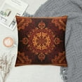 thumbnail image 2 of Nawypu  Red Gold Boho Throw Pillow Covers Bohemian Vintage Retro Rug Carpet Decorative Pillows Square Pillow Cases Farmhouse Accent Home Decor for Bedroom Couch Sofa Porch, 2 of 5