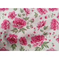 thumbnail image 4 of oneOone Cotton Poplin Fabric Leaves & Peony Floral Printed Fabric 1 Yard 42 Inches Wide, 4 of 4