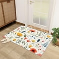 thumbnail image 4 of 2x3 Rug, Botanical Door Mat, Floral Rug, Spring Flower Rugs for Entryway, Washable & Non Slip & Soft Low Pile Small Carpet, Indoor Doormat, Botanical Home Decor & Gifts, 4 of 7