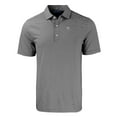 thumbnail image 2 of Men's Cutter & Buck  Black/White North Carolina Central Eagles Forge Eco Double Stripe Stretch Recycled Polo, 2 of 3