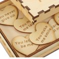 thumbnail image 5 of DRAFIDEEP 10 Hearts in Wooden Box Best Friend Keepsake Storage for Parties and Festivals 1 Set, 5 of 8