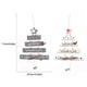 thumbnail image 3 of Advancent Paquete de 2 adornos de Feliz Navidad para colgar en interiores, adornos colgantes, regalos hechos a mano, accesorios para Año Nuevo Kits de decoración para fiestas, 3 of 6