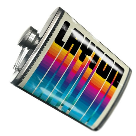 

NEONBLOND Flask Retro Cites States Countries Layton