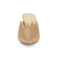 thumbnail image 6 of BLISSFUL STEP Women's Pointed Toe Chunky Slides Mules, 6 of 7