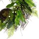 thumbnail image 4 of Corona de primavera artificial con follaje verde y marrón y nido (24 pulgadas, sin iluminación), 4 of 8