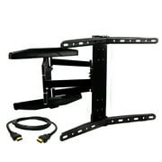Megamounts  32-70 in . Full Motion Wall Mount for Curved Displays with HDMI Cable
