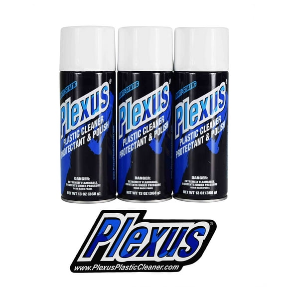 Plexus Plastic Cleaner and Protectant 20214 (13 oz) 3 Pack