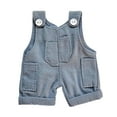 thumbnail image 3 of LeeQinersw Doll Clothes Romper Doll Outifits Soft for Little Girls Detachable Stylish Gifts Blue, 3 of 9