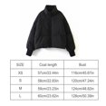 thumbnail image 4 of sweethay Chaqueta de invierno para mujer, elegante, para interior y exterior, con cremallera, abrigo cálido para mujer, accesorio de ropa, chaquetas Abrigos y chamarras Negro METRO sweethay AP013570-03, 4 of 5