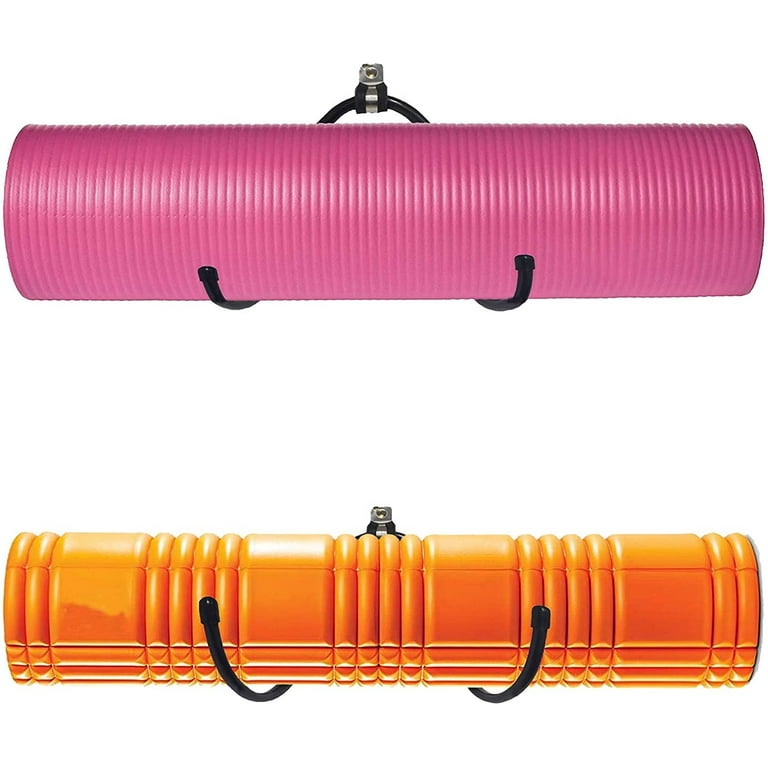 Exercise store mat holder