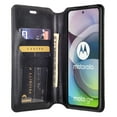 thumbnail image 5 of SPY Case for Motorola Moto One 5G Ace Case [Kickstand] Cute Leather Wallet Phone Case Cover ID & Credit Card Slot for Girls Women - Black, 5 of 6