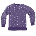 thumbnail image 2 of Girls Youth Wes & Willy  Purple Washington Huskies Shimmer Star Reverse Sweatshirt, 2 of 3