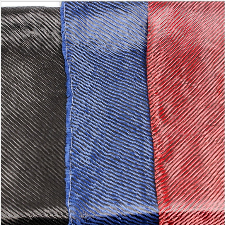 Kevlar Fabric - (YLW-Blk 50 ft x 4 in) 2x2 Twill WEAVE-3K/200g (YLW-Bl 