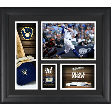Travis Shaw Milwaukee Brewers Framed 15