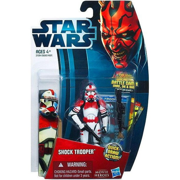 Star Wars Movie Heroes 2012 Shock Trooper Action Figure - Walmart.com - Walmart.com
