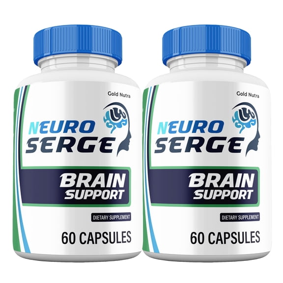 Neuro Serge Capsules, Advanced Maximum Strength Pills Cognitive and Brain, NeuroSerge Supplement for Clarity and Health (2 Pack)