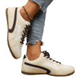 thumbnail image 5 of Willtoo Womens Sneakers Retro Lace‑Up Low Top Trainer Shoes Lightweight Fashion Flat Non Slip Athletic Shoes for Daily Outdoor Wear, 5 of 5