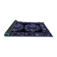 thumbnail image 2 of Ahgly Company Indoor Square Medallion Blue French Area Rugs, 3' Square, 2 of 4