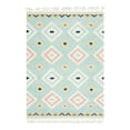 thumbnail image 3 of Unique Loom Mesa Collection Area Rug - Papago (8' x 11' Rectangle Light Aqua/Ivory), 3 of 7