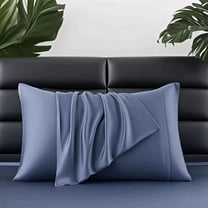 Lidoloka Luxury 2Pcs Bamboo Rayon Pillowcases Set King Size for Adult,Cool&Soft,20"x40",Blue Gray
