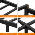 thumbnail image 5 of Jojoka 6 Inch King Size Bed Frame Heavy Duty Metal Platform with Steel Slat Support, Mattress Foundation, No Box Spring Needed, Noise Free, Easy Assembly, Black (King), 5 of 9
