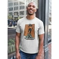 thumbnail image 2 of Graffiti Guy With Big Shoes Tee Men's -Image by Shutterstock, 2 of 4