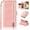Rose Gold, variant on Wallet Case for Samsung Galaxy S22 Series, 5 Card Slots Protective Case Magnetic Closure Zipper Pocket Handbag PU Leather Flip Folio Case with Wrist Strap TPU Kickstand Full Protection Cover
