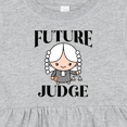 thumbnail image 4 of Inktastic Future Judge Cute Girls Baby Dress, 4 of 5